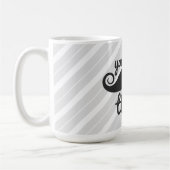 311この髭のマグを扱うことができません コーヒーマグカップ (左)