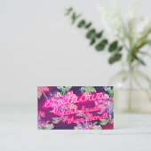 311のネオン白熱眉毛は大声で話します 名刺 (スタンド正面)