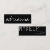 311の名前をカスタムするの名刺 スキニー名刺 (正面/裏面)