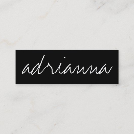 311の名前をカスタムするの名刺 スキニー名刺 (正面)