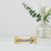 311の名前をカスタムするの名刺 スキニー名刺 (スタンド正面)