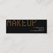 311の名前をカスタムするの名刺 スキニー名刺 (裏面)