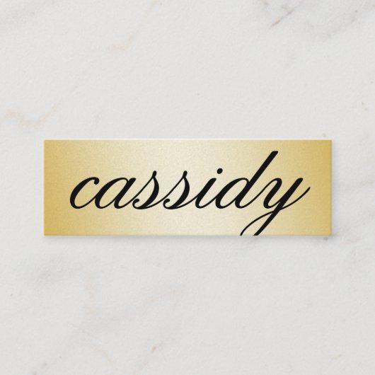 311の名前をカスタムするの名刺 スキニー名刺 (正面)