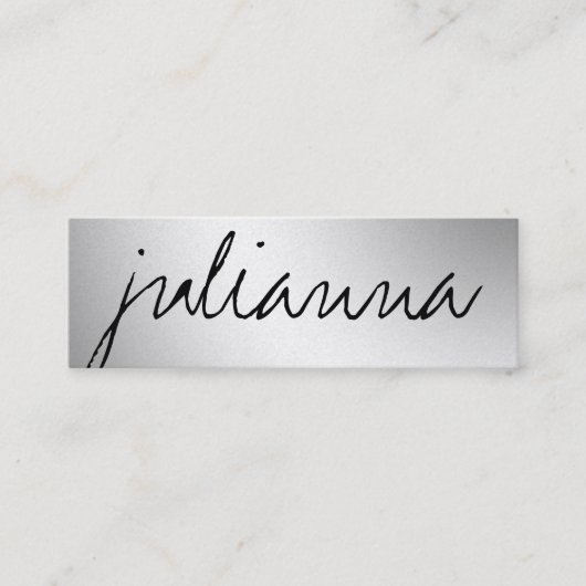 311の名前をカスタムするの名刺 スキニー名刺 (正面)