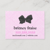 311の失敗Prissのシマウマのかかと 名刺 (裏面)