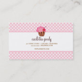 311の甘いケーキのカップケーキ 名刺 (裏面)