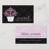 311の甘美な夢のケーキの優れた真珠の紙 名刺 (正面/裏面)