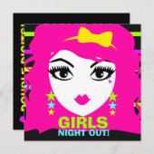 311の菓子のネオンパンクの招待 招待状 (正面/裏面)