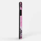 311のBubblegumのピンクのヒョウの夢ライトフェイクな弓 Case-Mate iPhoneケース (裏面/右)