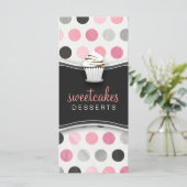 311のHauteのカップケーキの水玉模様のピンク メニュー (スタンド正面)