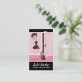 311のKikiのかわいこちゃんの開放されたショッピングのギフトバッグ 名刺 (スタンド正面)