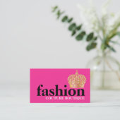 311はっきりしたなファッションのブティックのティアラ 名刺 (スタンド正面)