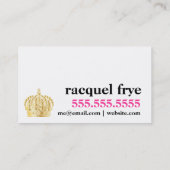 311はっきりしたなファッションのブティックのティアラ 名刺 (裏面)