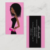 311アフリカ系アメリカンピファッショニスタンク 名刺 (正面/裏面)