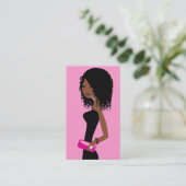 311アフリカ系アメリカンピファッショニスタンク 名刺 (スタンド正面)