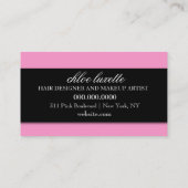 311アフリカ系アメリカンピファッショニスタンク 名刺 (裏面)