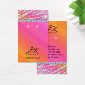 311イヤリングディスプレイカードジュエリーゼブラグリッター (デスク)