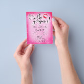 311ウェルハローゴージャスピンクリップ美しいチラシ チラシ (手)