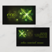 311エコの葉の報酬の真珠 名刺 (正面/裏面)