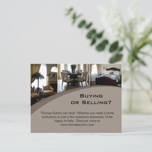 311エステ実在ートはがきインテリア3 ポストカード (スタンド正面)