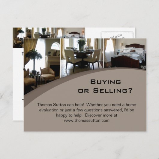 311エステ実在ートはがきインテリア3 ポストカード (正面/裏面)