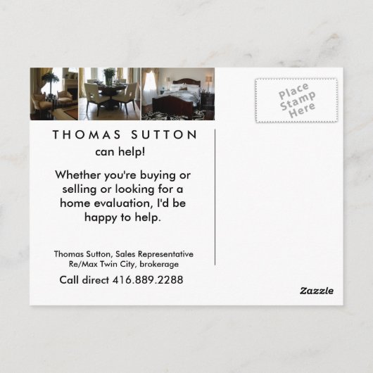 311エステ実在ートはがきインテリア3 ポストカード (裏面)