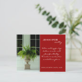 311エステ実在ートポストカードグリーンファーンハウスレッド ポストカード (スタンド正面)