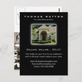 311エステ実在ートポストカードラグジュアリーホームイエロー ポストカード (正面/裏面)