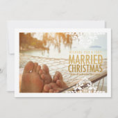 311エブリーク結婚したリスマスタンホリデイカード シーズンカード (正面)