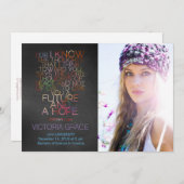 311エレミヤ29:11卒業発表 案内状 (正面/裏面)