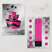 311オートクチュールのGâteauxのパンチカード ロイヤリティカード (正面/裏面)