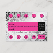 311オートクチュールのGâteauxのパンチカード ロイヤリティカード (裏面)