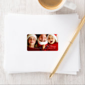 311カスタマイズ可能なクリスマスフォトラベル ラベル (インサイチュ)