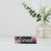 311カスタムの一流の名刺の菓子の糖蜜 スキニー名刺 (スタンド正面)