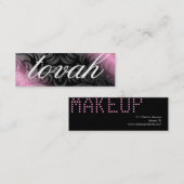 311カスタムの一流の名刺の菓子の糖蜜 スキニー名刺 (正面/裏面)