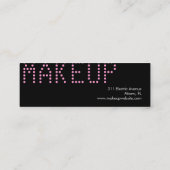 311カスタムの一流の名刺の菓子の糖蜜 スキニー名刺 (裏面)