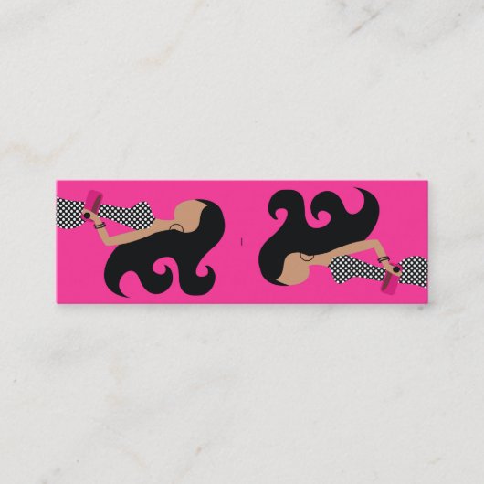 311カスタムの順序ロレッタ スキニー名刺 (正面)