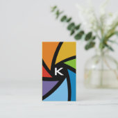 311カメラは|のカラフルを用意します 名刺 (スタンド正面)