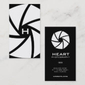 311カメラ対応 | 白黒 名刺 (正面/裏面)