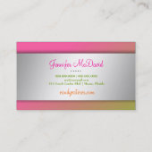 311キャンデーのサービス係のバージョン2棒つきキャンデーは衰退します 名刺 (裏面)