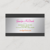 311キャンデーのサービス係|の木炭 名刺 (裏面)