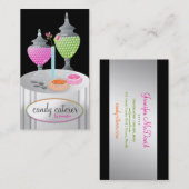 311キャンデーのサービス係|の黒 名刺 (正面/裏面)