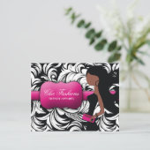 311ギフトファッショニスタカードアフリカ系アメリカ人 (スタンド正面)