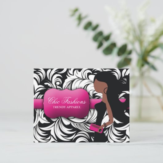 311ギフトファッショニスタカードアフリカ系アメリカ人 (スタンド正面)