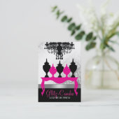 311グリッジーキャンディーピンクテーブル 名刺 (スタンド正面)