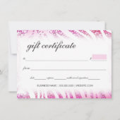 311グリッターゼブラピンクギフト券 (裏面)