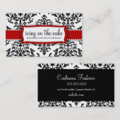 311ケーキさくらんぼつや消し 名刺 (正面/裏面)