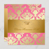 311ゴールデンダマスクきらめくストロベリーブルーリー 招待状 (正面/裏面)