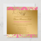 311ゴールデンダマスクきらめくストロベリーブルーリー 招待状 (裏面)