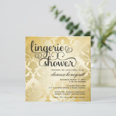 311ゴールデンダマスクきらめくブライダルシャワー 招待状 (スタンド正面)